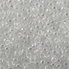 Miyuki rocailles Perlen 11/0 - Crystal lustered 11-160